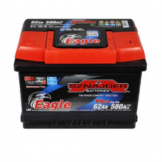Акумулятор SNAJDER Plus 62Ah/12V (580A) +-
