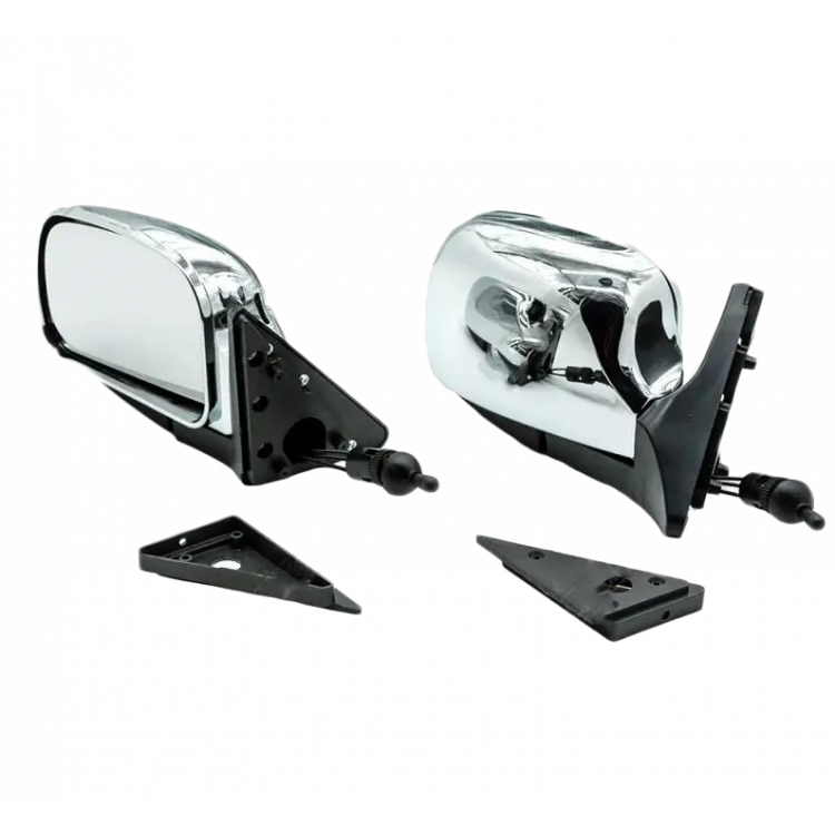 ELEGANT Дзеркало бокове хром LADA 2107, к-сть 2 шт. (ручне регулювання) EL 130521