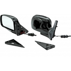 ELEGANT Дзеркало бокове чорне LADA 2107 з повторювачем повороту, к-сть 2 шт.(ручне регул.) EL 130522