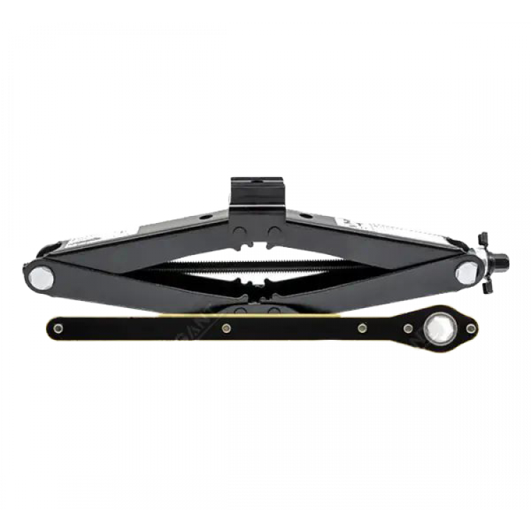 ELEGANT Домкрат  гвинтовий  ромб, гумовий  верх (тріскачка) 2т EL 100816