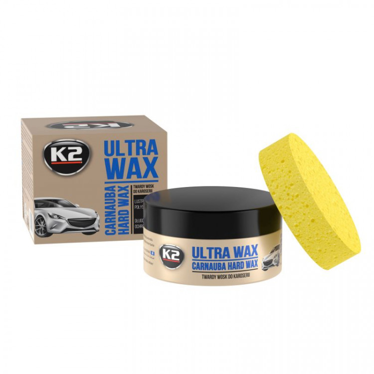 К2 Ultra Wax Паста з віском Carnauba (з губкою) 250г K073