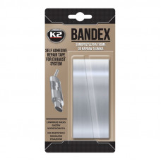 K2 BOND BANDEX Стрічка для ремонту глушників, срібляста (1м на 5см)  B305