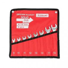 ELEGANT Набір ключів рожково-накидних 8 шт.(8-19мм) /ST-27 EL 102832