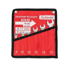 ELEGANT Набір ключів рожково-накидних 6 шт (8-17мм) /ST-27 EL 102833