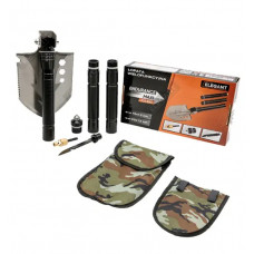 ELEGANT Лопата тактична багатофункціональна 75/23см (складна в чохлі) мала EL 102849