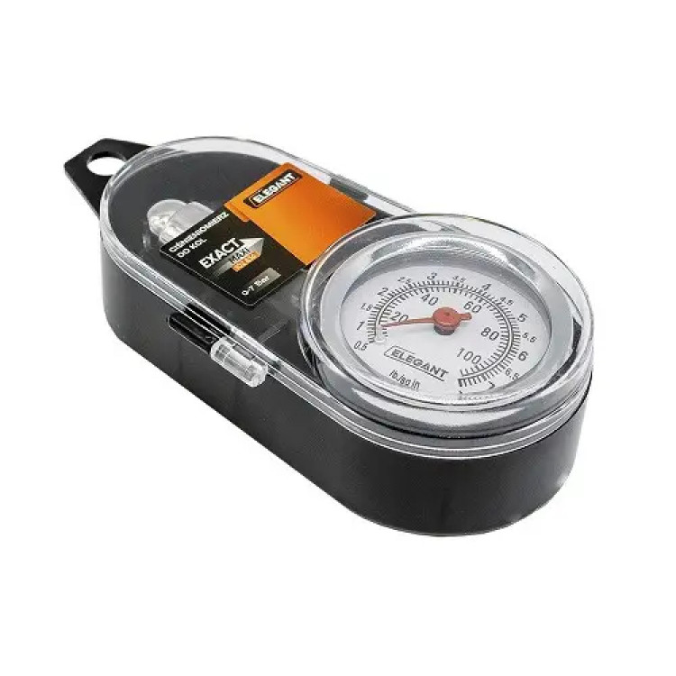 ELEGANT Манометр металевий в коробці, 7 атм EL 102836