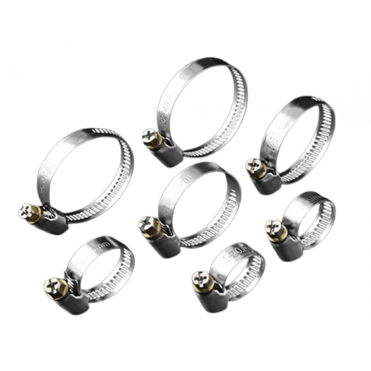 Хомут нержавіючий 16-27мм HC