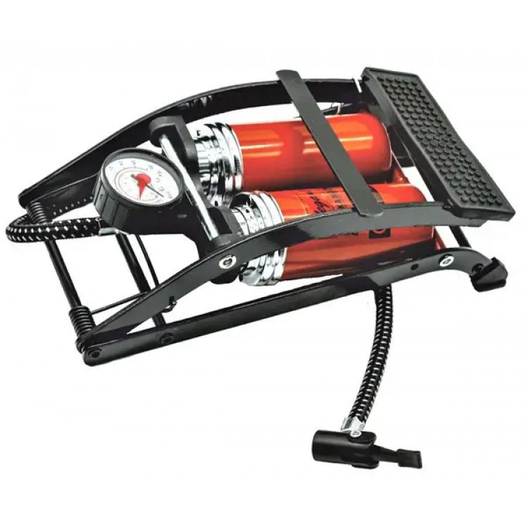 ELEGANT Насос ножний MAXI посилений двохциліндровий 100 psi EL 100335