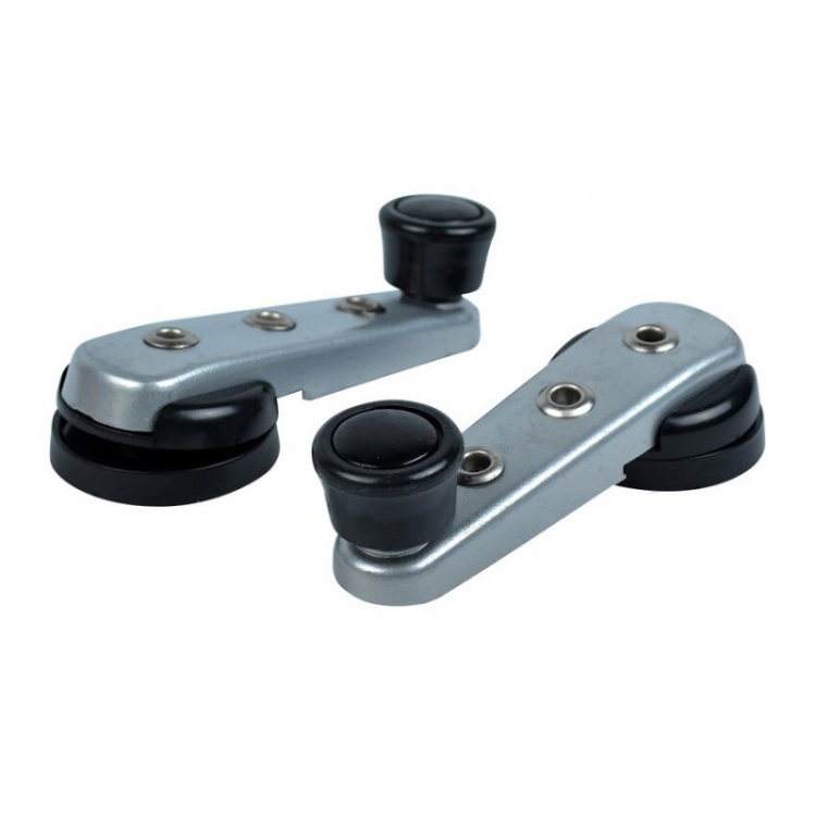 ELEGANT Ручки віконні срібні ELEGANT( к-т 2 шт ) EL 100540