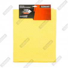 ELEGANT серветка для миття перф синтетична жовта (40х50) EL 100154