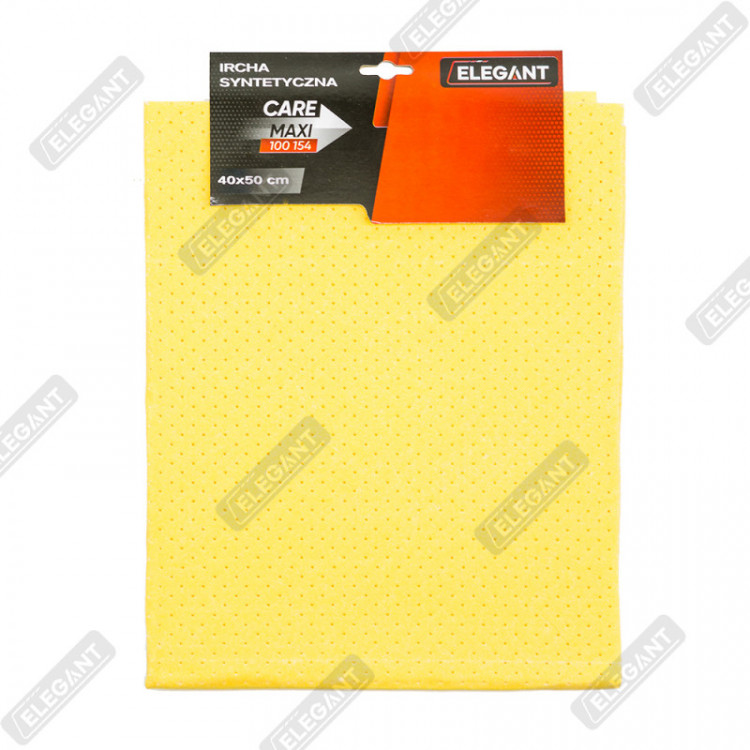 ELEGANT серветка для миття перф синтетична жовта (40х50) EL 100154