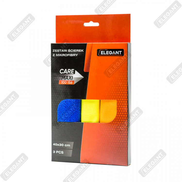 ELEGANT набір серветок з мікрофібри 3шт (40х30) EL 100156