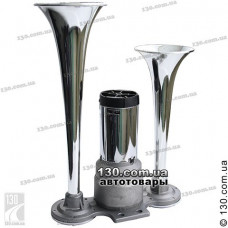 ELEGANT Cигнал повітряний 2-дудки SL-1032 12V 270 мм метал