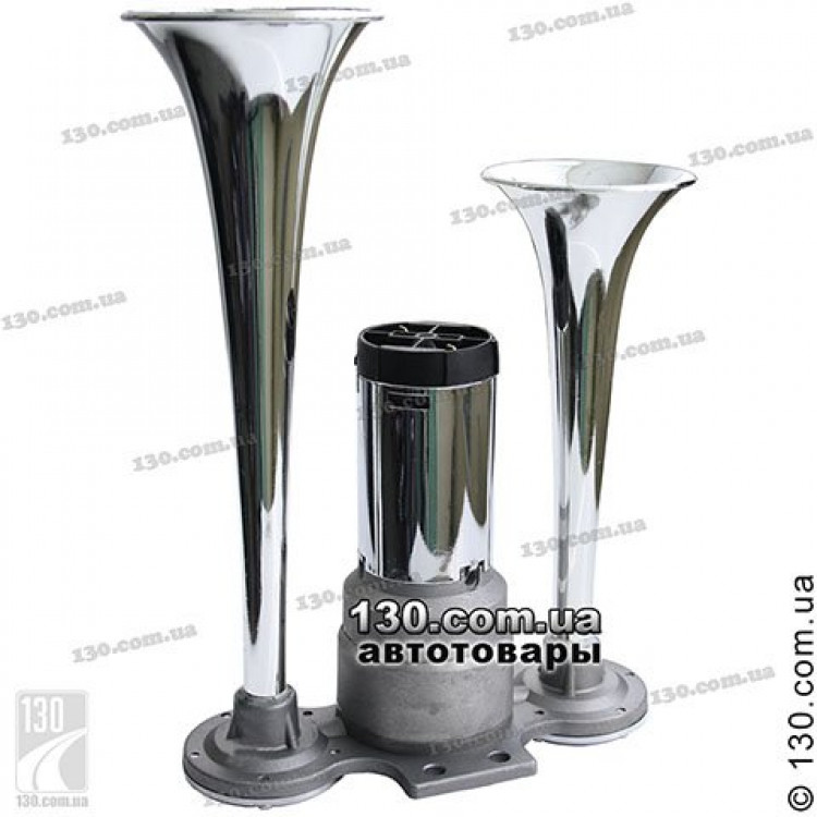 ELEGANT Cигнал повітряний 2-дудки SL-1032 12V 270 мм метал