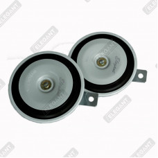 ELEGANT Сигнал дісковий 12v 110 мм 2 шт EL 100702