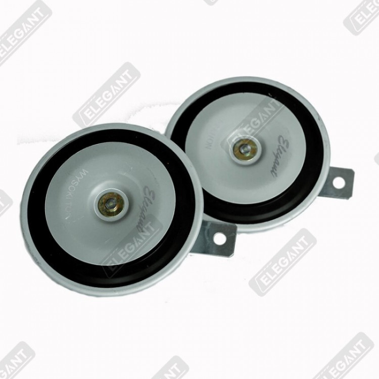 ELEGANT Сигнал дісковий 12v 110 мм 2 шт EL 100702