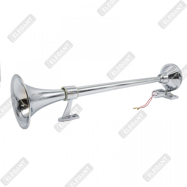 ELEGANT Cигнал 24V 640 мм 1-дудка метал круглий ( SL-1003 ) EL 100705