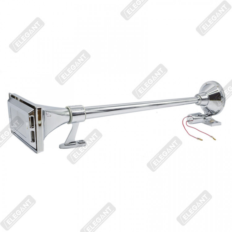 ELEGANT Cигнал 24V 640 мм 1-дудка метал квадрат ( SL-1004 ) EL 100706