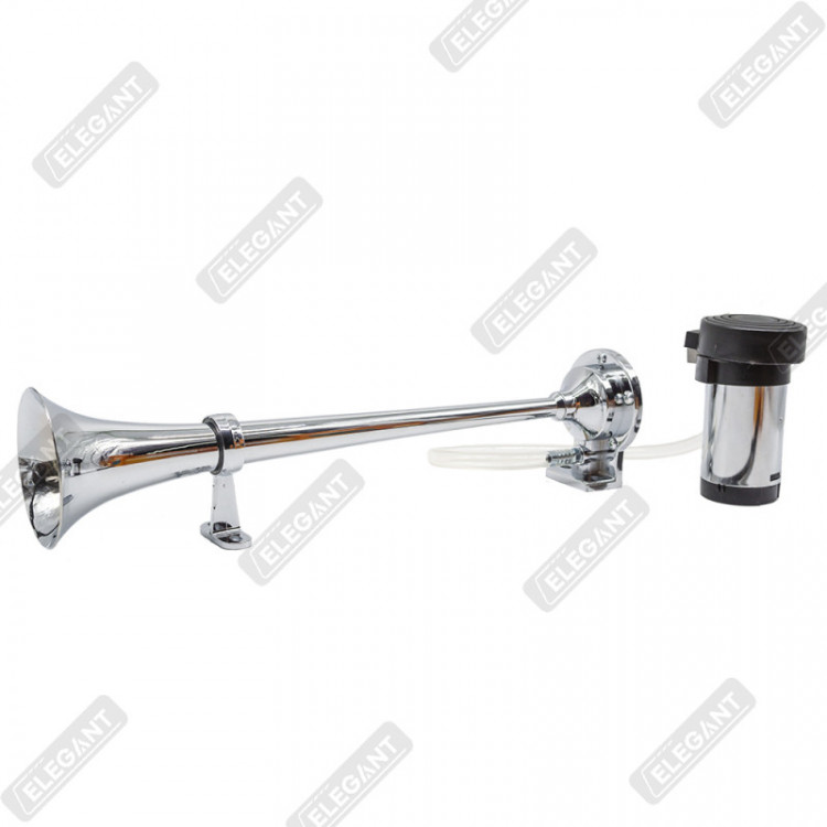 ELEGANT Cигнал повітряний 12V 400 мм 1-дудка EL 100795