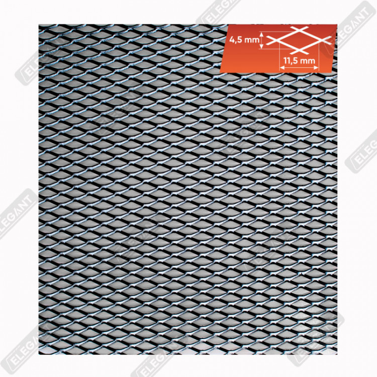 ELEGANT Сітка бампера без уп чорна 100х20 №4 EL  511024/1