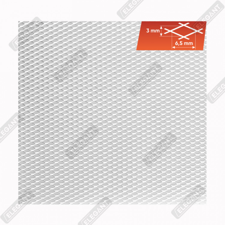 ELEGANT Сітка бампера без уп. ХРОМ 100х20 №2 EL  512022/1