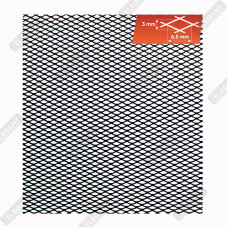 ELEGANT Сітка бампера чорна 100х20 №2 EL 511022