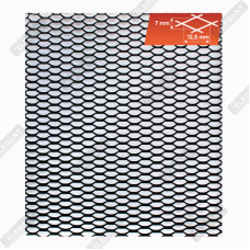 ELEGANT Сітка бампера чорна 100х20 №6 EL 511026