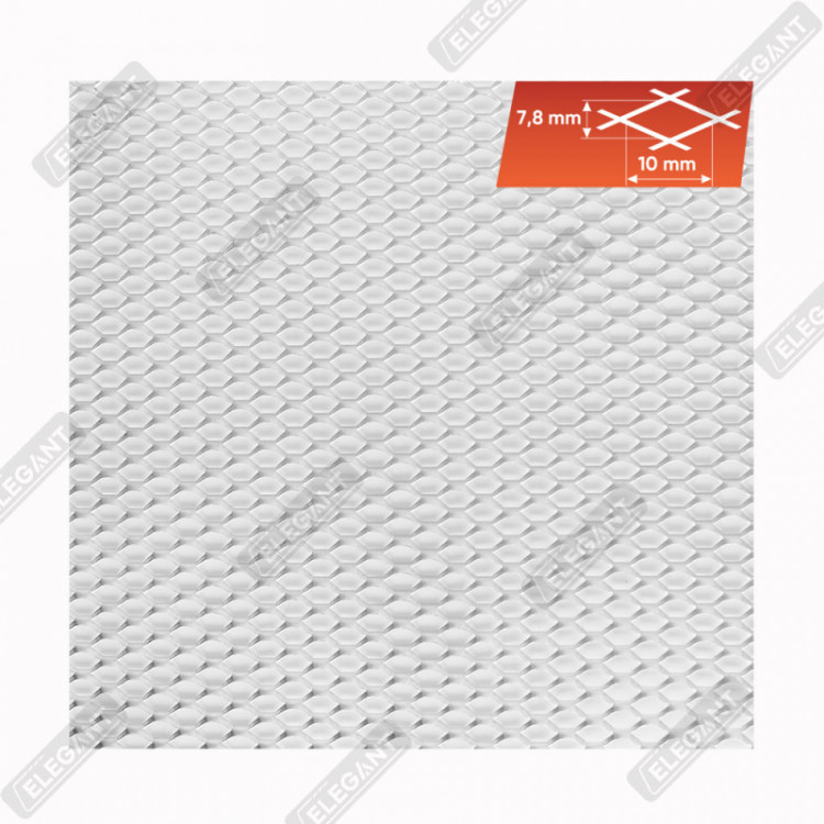 ELEGANT Сітка бампера ХРОМ 100х20 №3 EL 512023