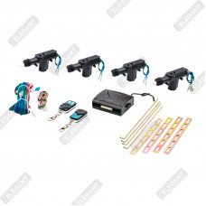 ELEGANT Цент. замок 4 шт (1шт 5пров + 3шт 2пров+брелок)  EL 101518