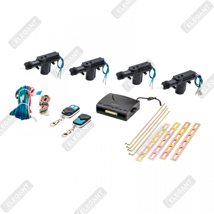 ELEGANT Цент. замок 4 шт (1шт 5пров + 3шт 2пров+брелок)  EL 101518