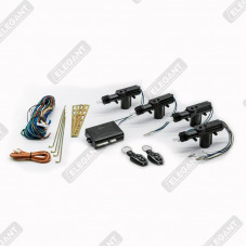 ELEGANT Цент. замок 4 шт (1шт 5пров + 3шт 2пров+ключ/брелок+баг)  EL 101521