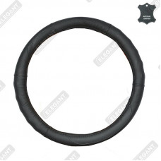 ELEGANT Чохол руля чорн. шкіра (масажер під пальці) M EL 105601