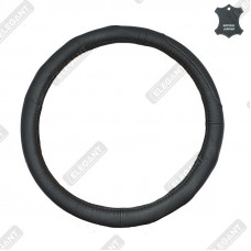 ELEGANT Чохол руля чорн. шкіра (масажер ) L EL 105642