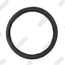 ELEGANT Чохол руля чорний (перфорація) М EL 105475