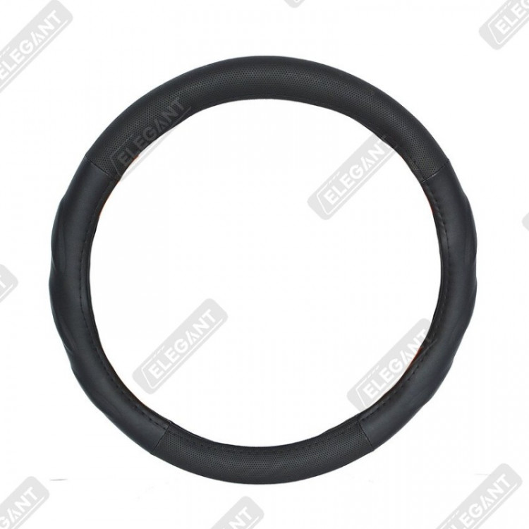 ELEGANT Чохол руля чорний/чорний S EL 105550/0