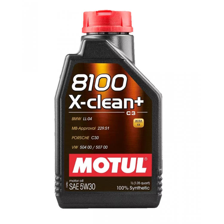 Олива моторна MOTUL 8100  X-clean + 5W-30 1л. 102259