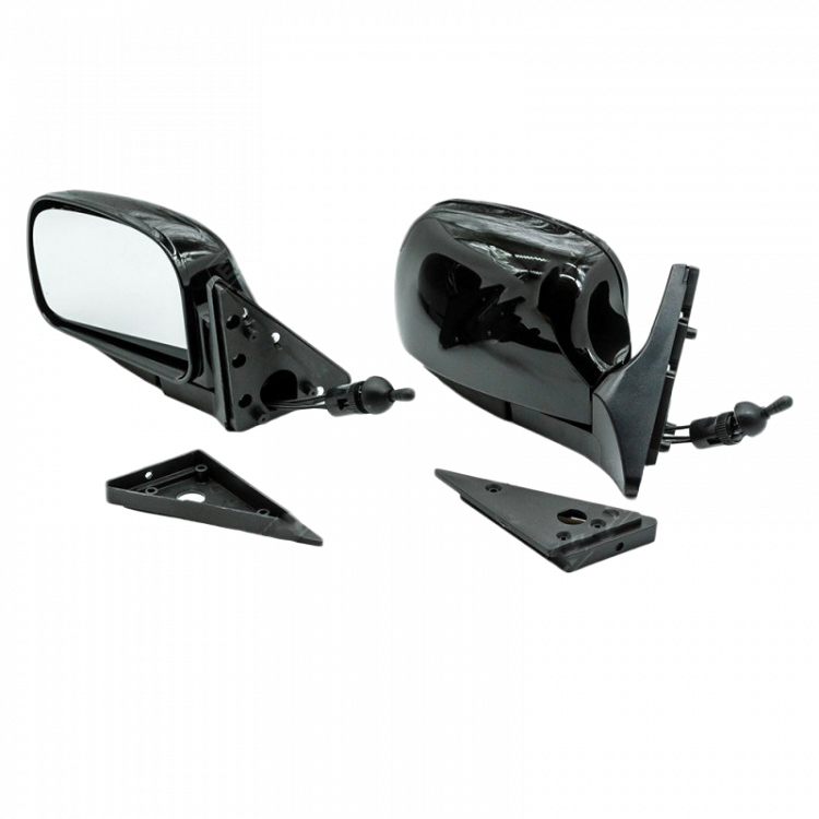 ELEGANT Дзеркало бокове чорне LADA 2107, к-сть 2 шт.(ручне регулювання) EL 130520
