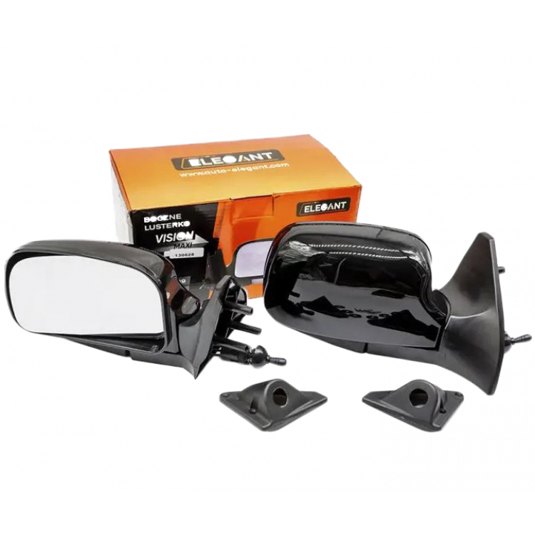 ELEGANT Дзеркало бокове чорне LADA 2109, к-сть 2 шт.(ручне регулювання) EL 130525
