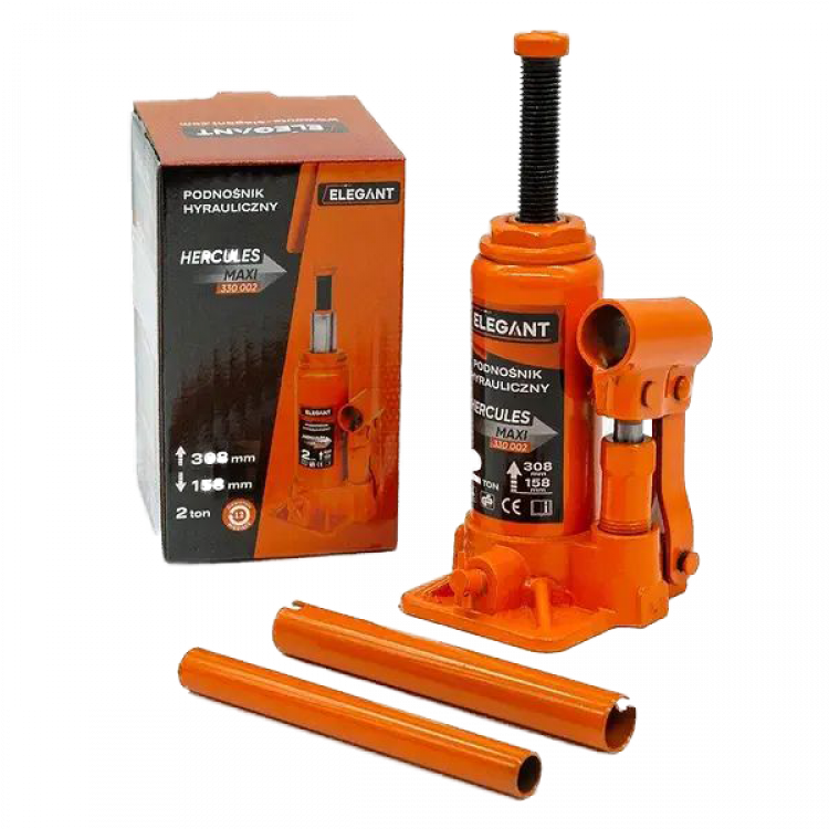 ELEGANT Домкрат гідравлічний (пляшка) 158/308 2т EL 330002