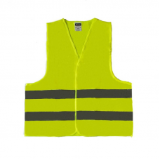 ELEANT Жилет аварійний світловідбиваючий, лайм,100г/см2 (пакет)  XXL EL 100502