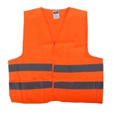 ELEANT Жилет аварійний світловідбиваючий, червоний,100г/см2 сертифікат EN471 (пакет) EL 100596