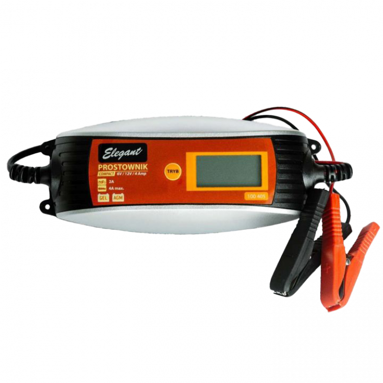 ELEGANT Імпульсний зарядний автоматичний пристрій 6/12В 4А EL 100405