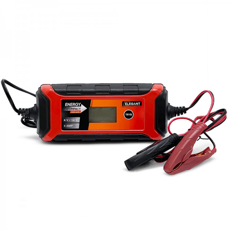 ELEGANT Імпульсний автоматичний зарядний пристрій  6/12В 4А EL 100415