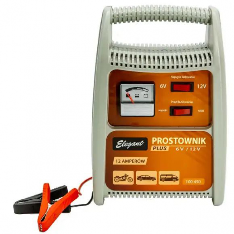 ELEGANT Зарядний пристрій 6/12В 12А EL 100450