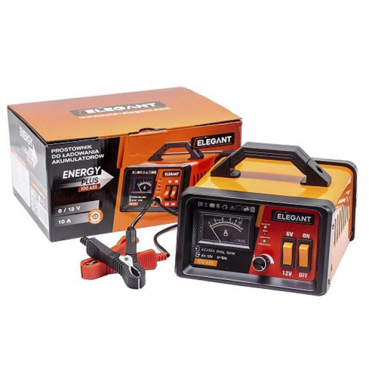 ELEGANT Зарядний пристрій 6/12В 10А EL 100455