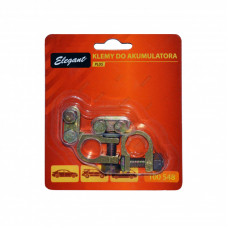 ELEGANT  Клеми акумулятора (цинк, латунне покриття) EL 100548