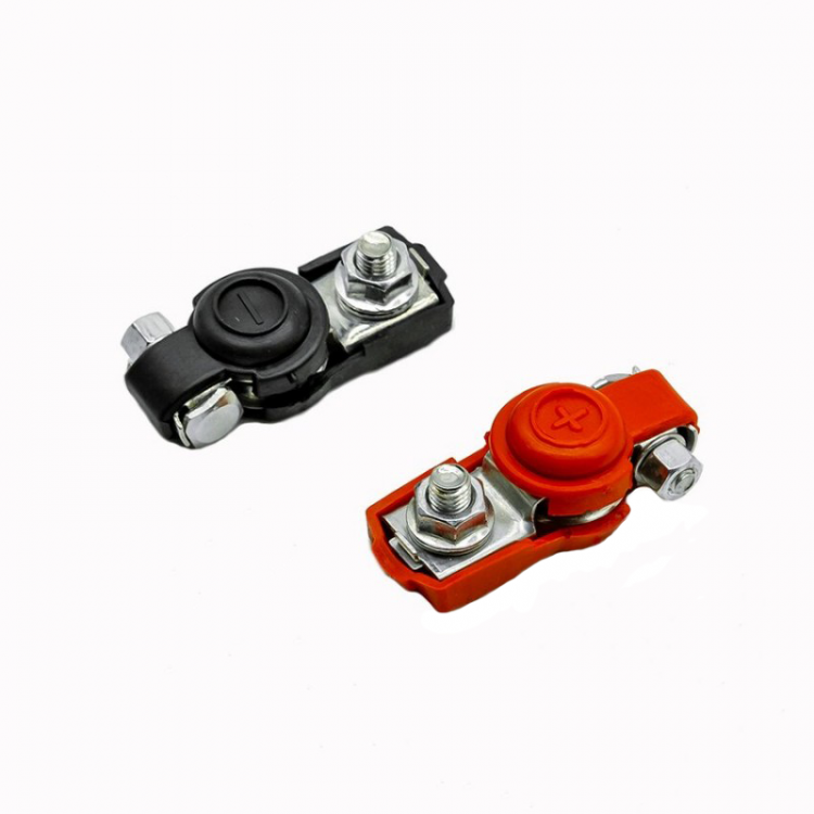 ELEGANT Клеми акумулятора (луджена латунь, ізоляція з гуми) EL 100553