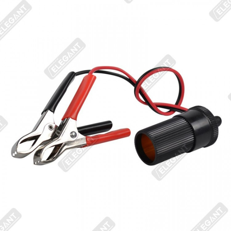 ELEGANT PLUS Адаптер Акумулятор-Прикурювач (12В 15А 30см)  EL 101510