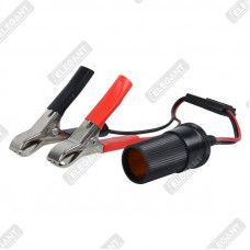 ELEGANT PLUS Адаптер Акумулятор-Прикурювач з запобіжником  (12В 15А)  EL101511