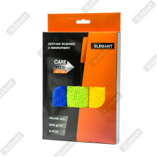 ELEGANT набір серветок з мікрофібри 3шт (40х30) EL 100168